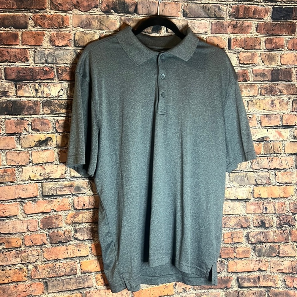 Large grey George polyester polo shirt 42-44